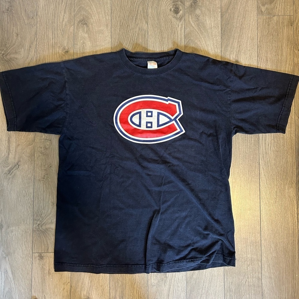 Vintage  Canadiens XL Komisarek T-Shirt
